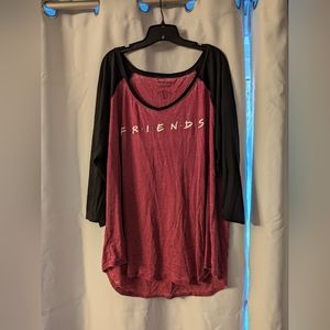 Friends raglan tee
